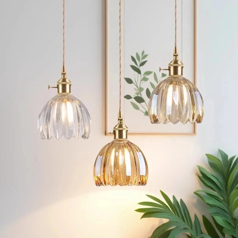 Zynella Radiant Glass Pendants