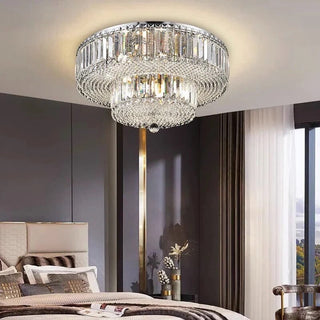 Rosalina Chrome Crystal Chandelier Classic Modern  Chic Glass Globe Pendant