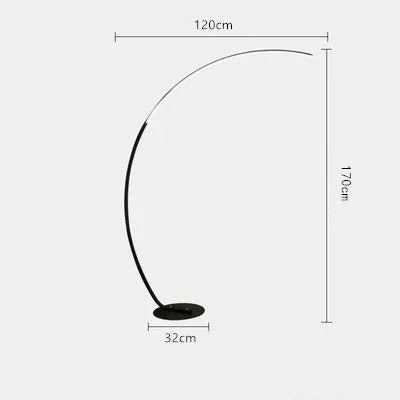 Halo Arc Led Floor Lamp