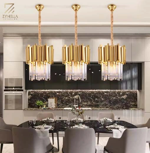 Elizabeth Modern Crystal Pendants