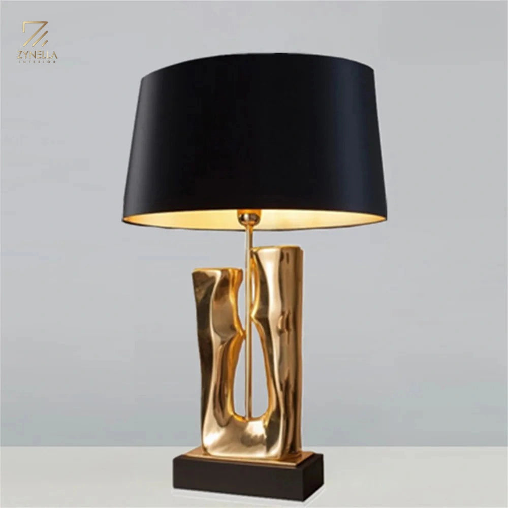Golden Trunk Luxury Table Lamp