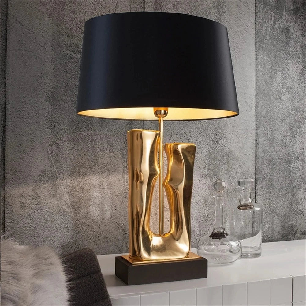 Golden Trunk Luxury Table Lamp