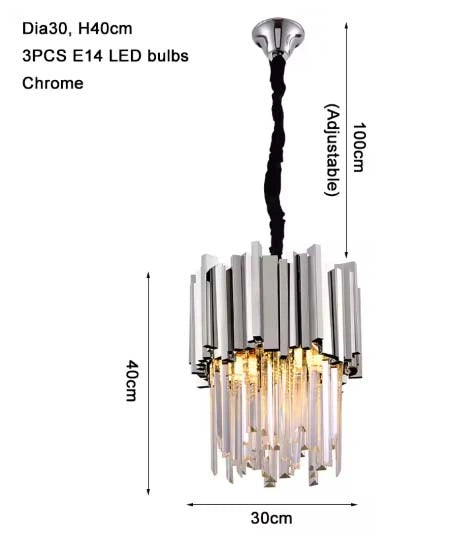 Elizabeth Modern Crystal Pendants