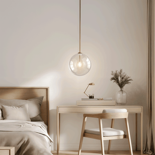 The Glass Ball Modern  Luxury Marble Base Table Lamp