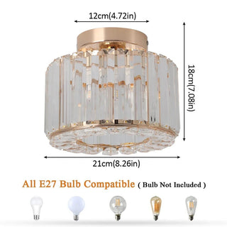 Danielle Crystal Ceiling Lamp Modern  Luxury Marble Base Table Lamp