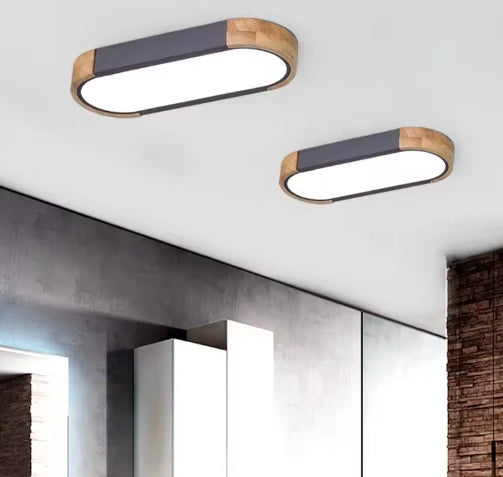 Ida Wooden Modern Ceiling Lamps