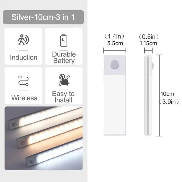 Zynella Stealth: Ultra-Slim Wireless Motion Sensor LED Strip