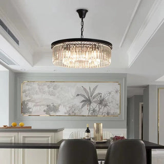 Helena Crystal Pendant Modern  Rustic Industrial Hanging Lamp
