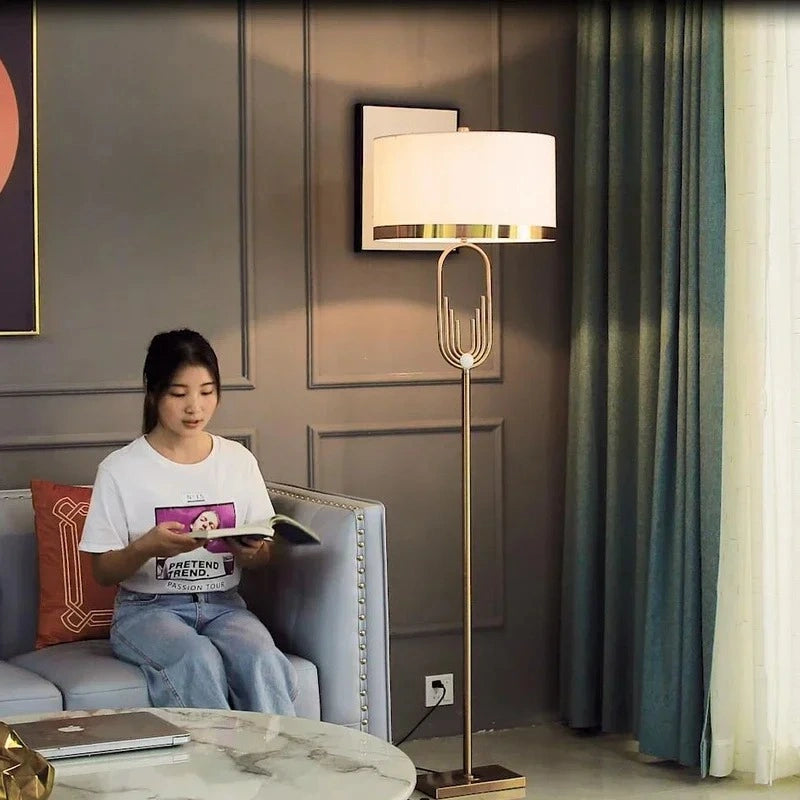 Golden Art Decor Floor Lamp