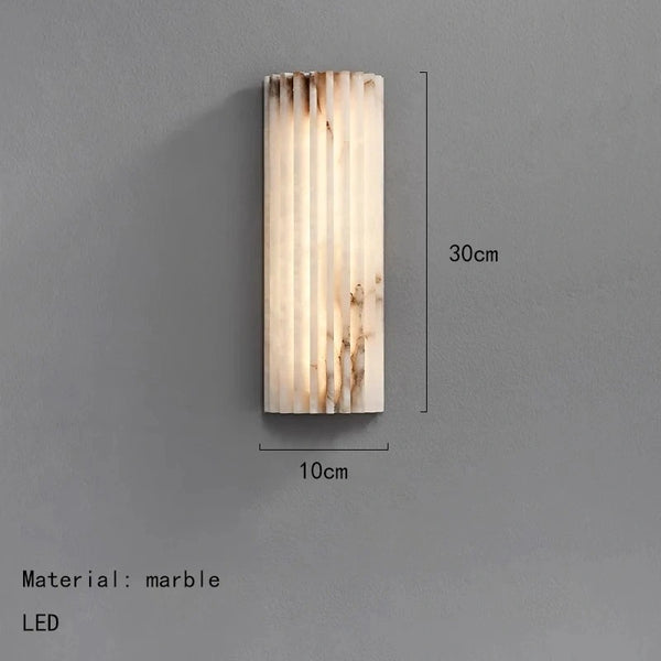 Marlen Marble Light Fitting Wall Sconce