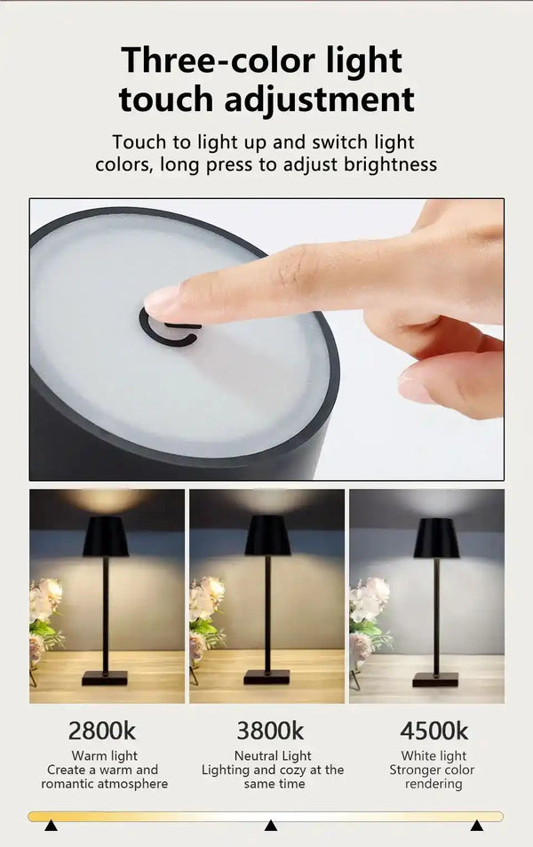 Zynella Nomad: 3-Color Cordless LED Ambient Lamp