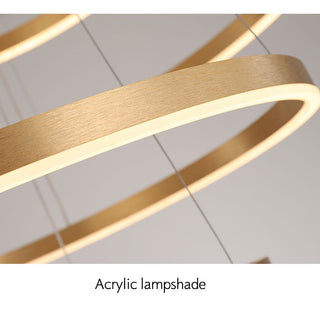 Circular Luna Lamp Modern  Handcrafted Artisan Ceiling Light