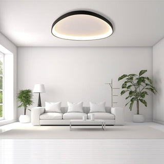 Sage Lamps Modern  Minimalist Round Flush Mount