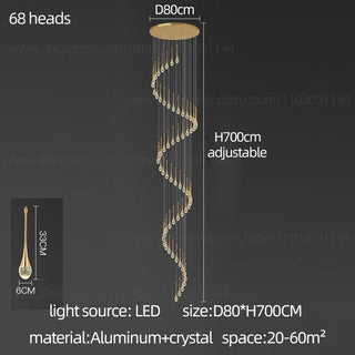 Golden Teardrop Lighting Fixture Modern  Ultra Slim LED Panel Lighting