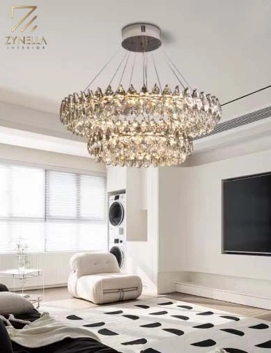 Celestial Glow K9 Crystal Chandelier
