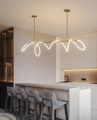 Soran Swirl Lamp Collection Opulent Modern  Sculptural Spiral LED Fixture