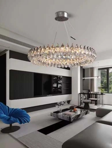 Celestial Glow K9 Crystal Chandelier