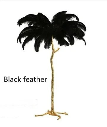 Faux Feather Classic Floor Lamp