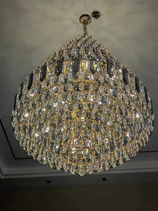Ariana Chandelier Modern  Opulent Multi-Tier Crystal Chandelier