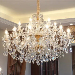 Waldo Candlestick Chandelier Modern  Chic Glass Globe Pendant