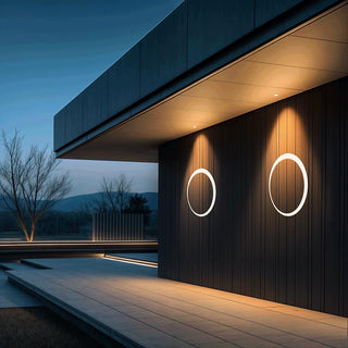 Zynella Eclipse Outdoor Wall Lamp Modern  Sleek Linear Suspension Light