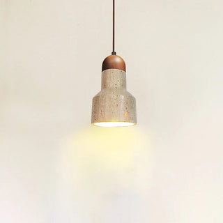 Travertine Wabi Pendants Classic Modern  Chic Glass Globe Pendant