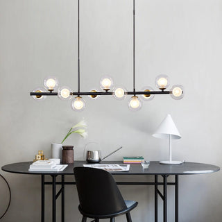 Customisable Visage chandelier Modern  Sleek Linear Suspension Light