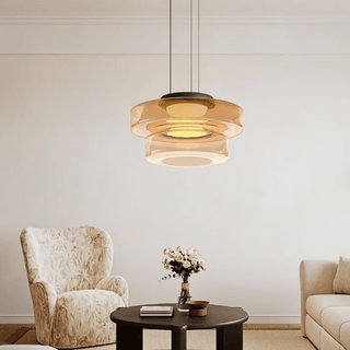 Scandinavian Glass Pendant Chic Modern  Elegant Teardrop LED Pendant