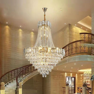 Mirova Modern Crystal Chandelier Modern  Handcrafted Artisan Ceiling Light