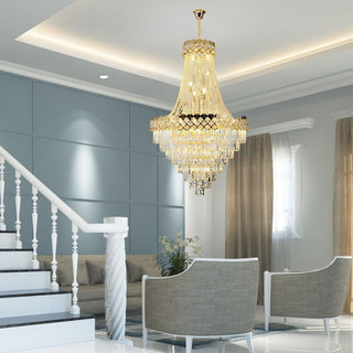 Finix Modern Crystal Chandelier Modern  Minimalist Round Flush Mount