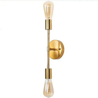 LuxeLine Twin Sconce Modern Geometric Design Lamp
