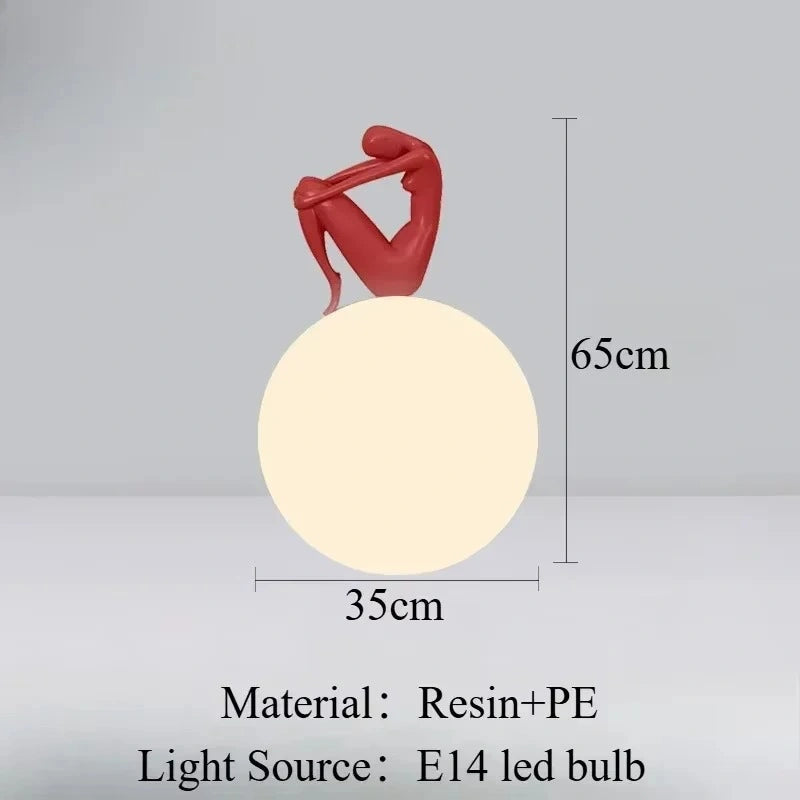 Elysian Embrace Sculpture Lamp