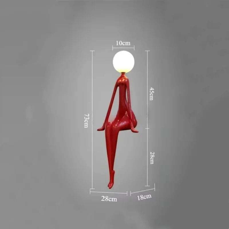 Elysian Embrace Sculpture Lamp