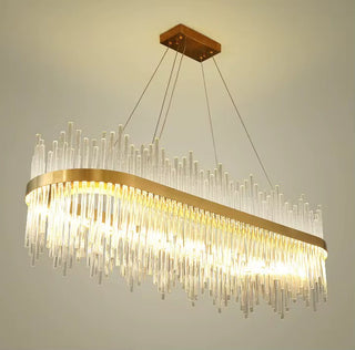 Zynella Crystal Halo Pendant Modern  Classic Drum Shade Ceiling Light
