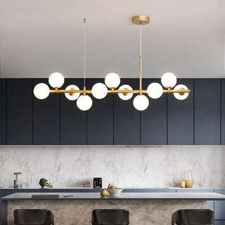 Customisable Visage chandelier Modern  Sleek Linear Suspension Light