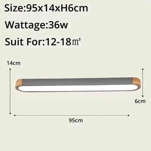Ida Wooden Modern Ceiling Lamps