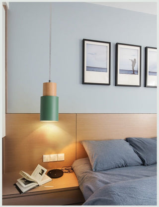 Elsa Wooden Pendants Modern  Scandinavian Wooden Accent Light