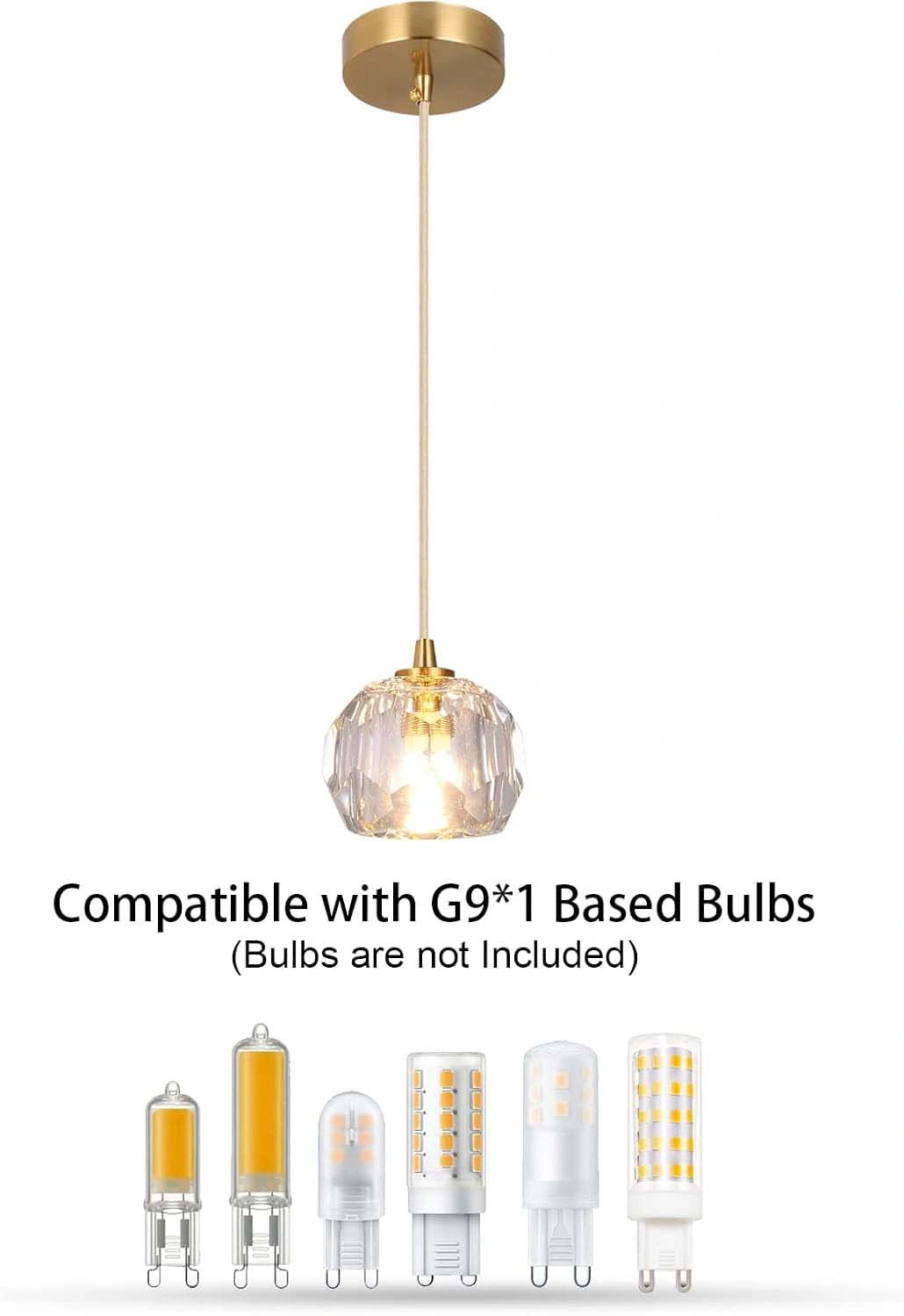 Elvi Crystal Modern Pendants