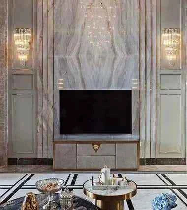 Alana Crystal Spiral Wall Lamp