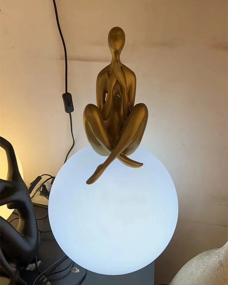 Elysian Embrace Sculpture Lamp