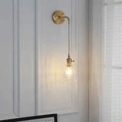 Leonardo Glass Modern Wall Lamp