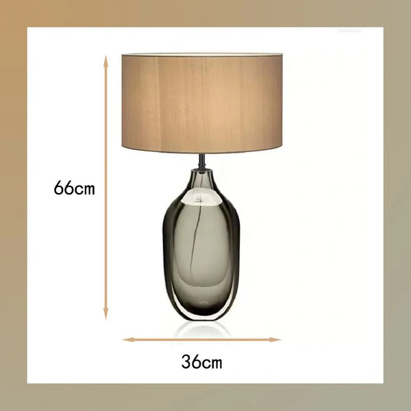 Eclipse Glass Modern Table Lamp