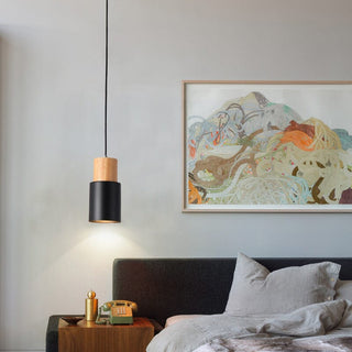 Elsa Wooden Pendants Modern  Scandinavian Wooden Accent Light
