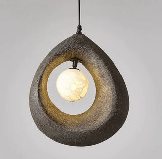 Hayami Resin LED Pendants Modern  Handcrafted Artisan Ceiling Light