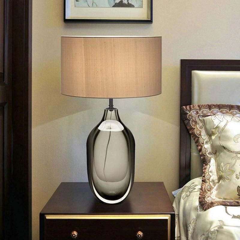 Eclipse Glass Modern Table Lamp
