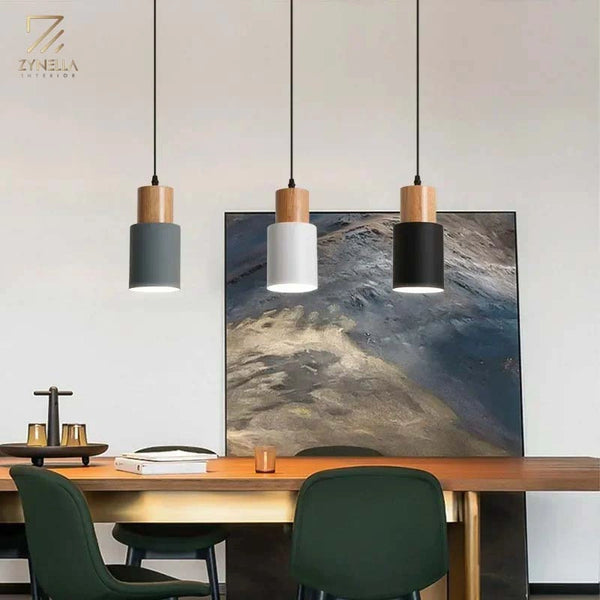 Elsa Wooden Accent Light Pendants