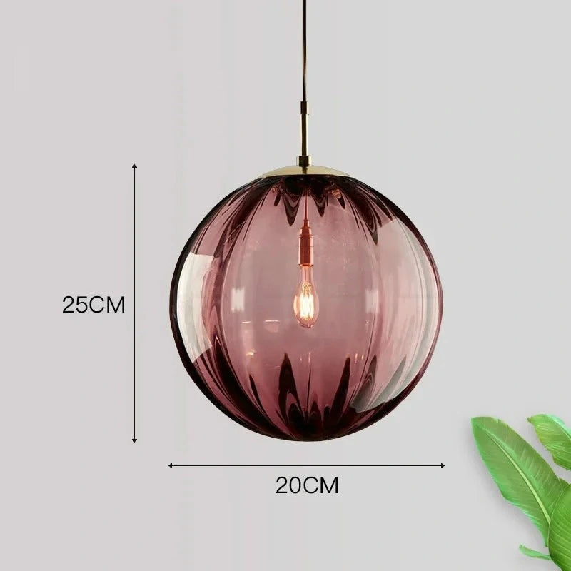 Zynella Bali Bubble Glass Pendants