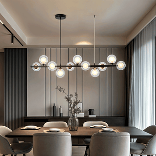 Customisable Visage chandelier Modern  Sleek Linear Suspension Light