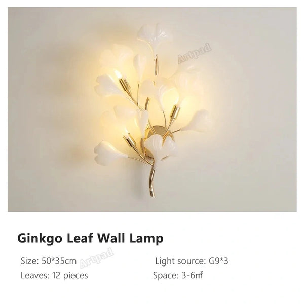 Jenifer Leaf Modern Wall Lamp