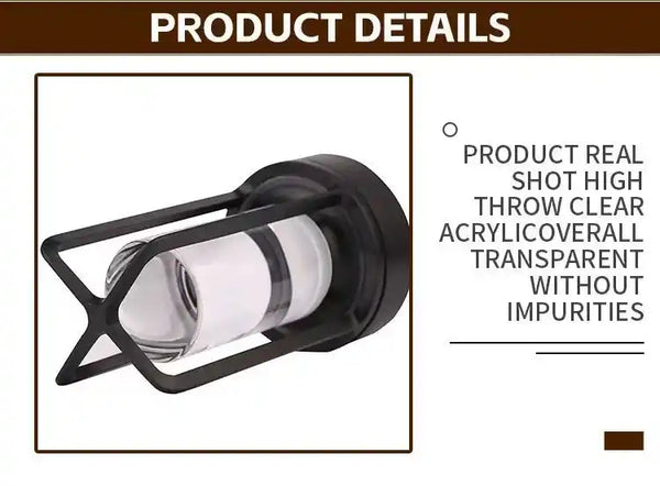 Zynella Lantern: Premium Crystal & Aluminum Alloy Cordless Lamp